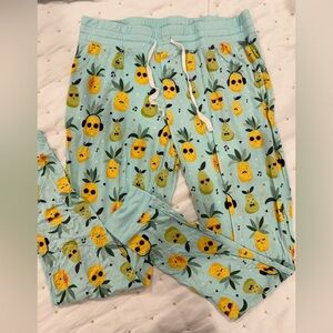 Little Sleepies Women's Pajama Pants Pineapple Jams size small